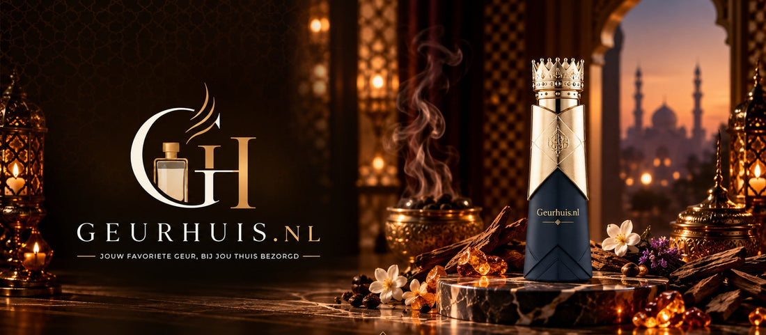 Arabische parfum: Geurhuis.nl met fles, oud en bloemen