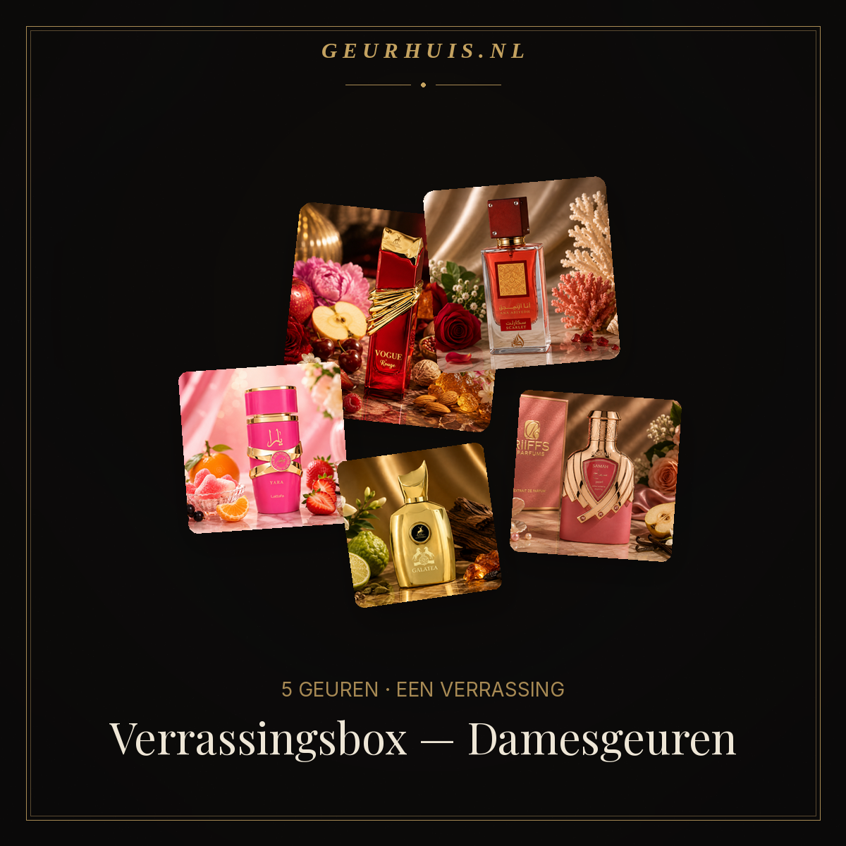 Geurhuis verrassingsbox damesgeuren